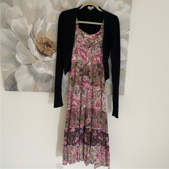 Spell Floral Patchwork Maxi Dress - Pink and Purple - Picture 2 of 16